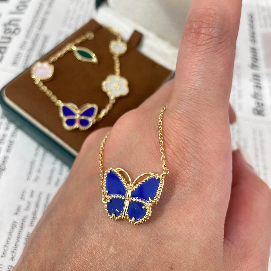 [Vicky] 2026 NEW LUCKY BUTTERFLY 1 MOTIFS NECKLACE