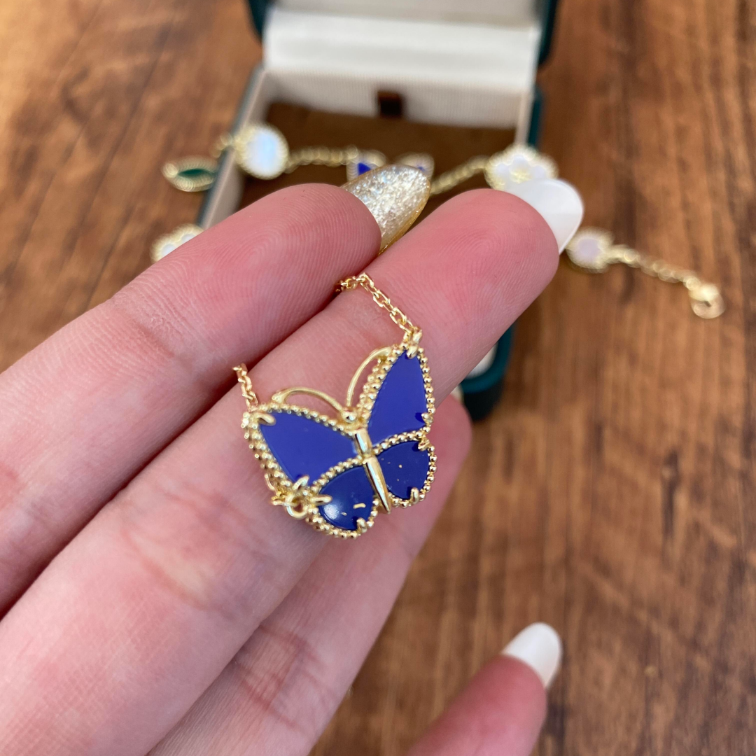 [Vicky] 2026 NEW LUCKY BUTTERFLY 1 MOTIFS NECKLACE
