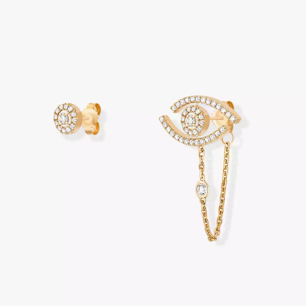 [Vicky]Lucky Eye Diamond Earrings