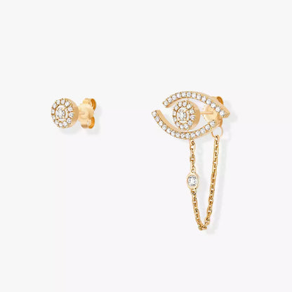 [Vicky]Lucky Eye Diamond Earrings