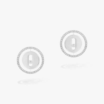 [Vicky]Lucky Move Diamond Earrings