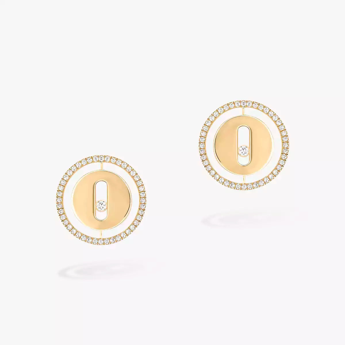 [Vicky]Lucky Move Diamond Earrings