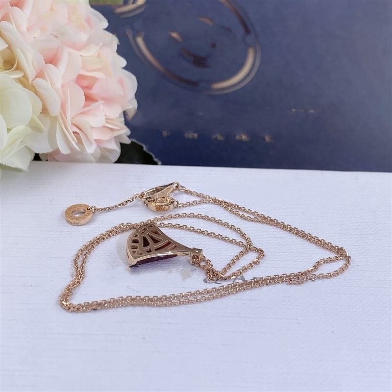 [Vicky]DREAM NECKLACE CARNELIAN 1 DIAMOND