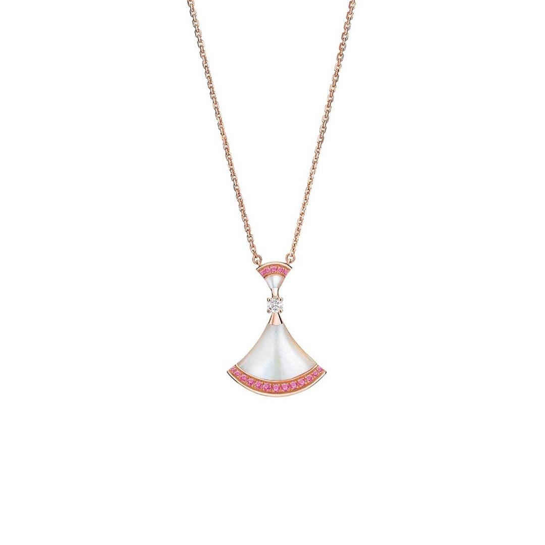 [Vicky]DREAM NECKLACE MOP PINK DIAMOND