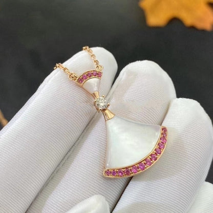 [Vicky]DREAM NECKLACE MOP PINK DIAMOND