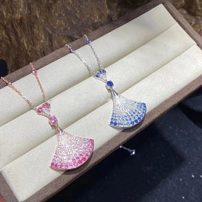 [Vicky]DREAM NECKLACE AGATE SILVER DIAMOND