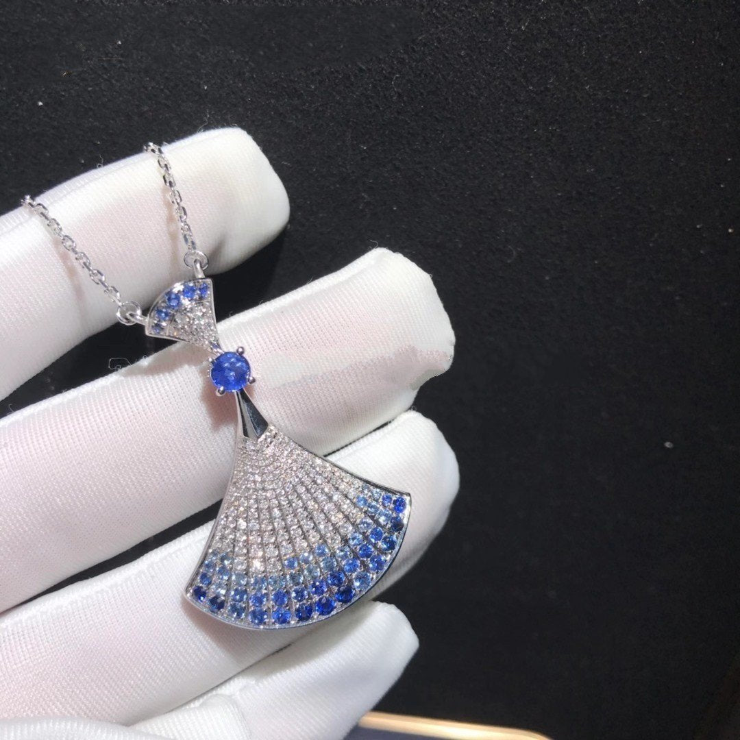 [Vicky]DREAM NECKLACE AGATE SILVER DIAMOND