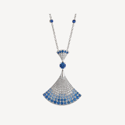 [Vicky]DREAM NECKLACE AGATE SILVER DIAMOND