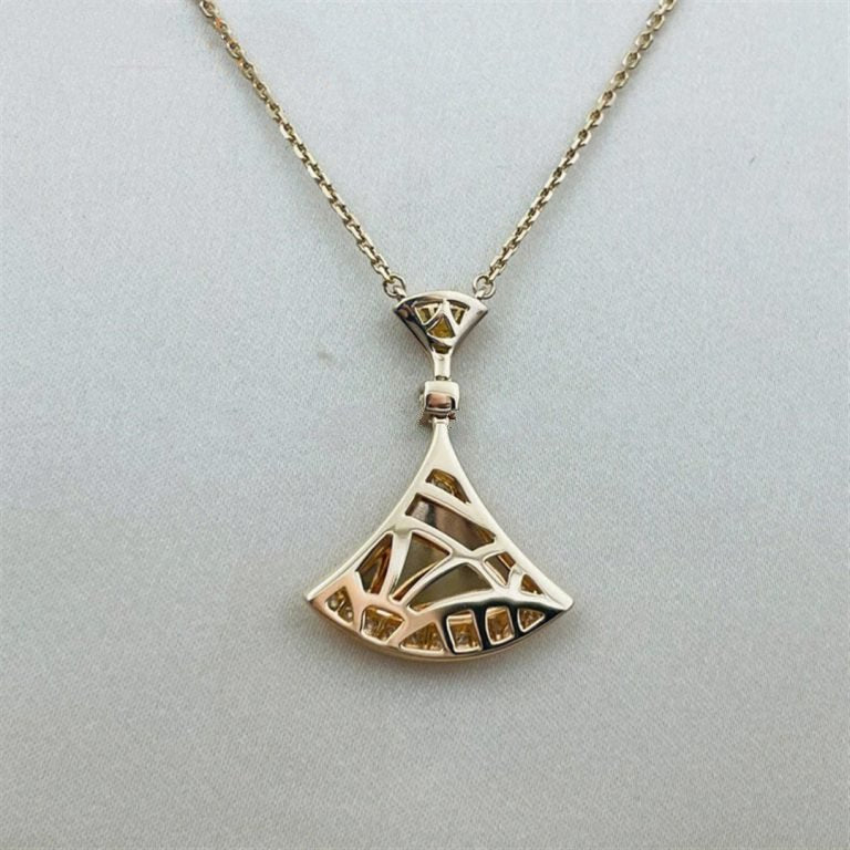 [Vicky]DREAM NECKLACE PINK GOLD DIAMOND