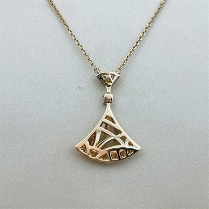 [Vicky]DREAM NECKLACE PINK GOLD DIAMOND