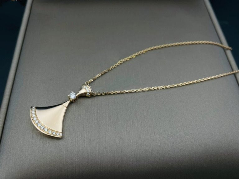[Vicky]DREAM NECKLACE PINK GOLD DIAMOND
