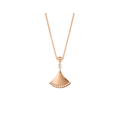 [Vicky]DREAM NECKLACE PINK GOLD DIAMOND