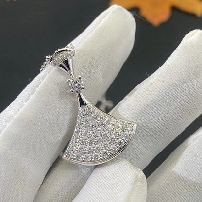 [Vicky]DREAM NECKLACE SILVER FULL DIAMOND
