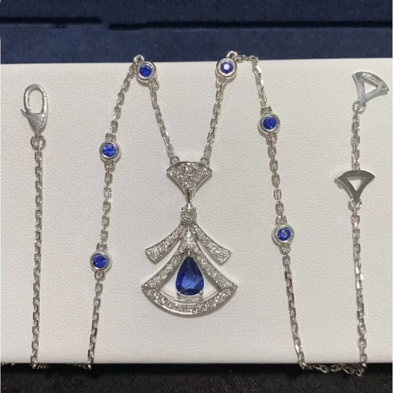 [Vicky]DREAM NECKLACE AGATE DIAMOND SILVER
