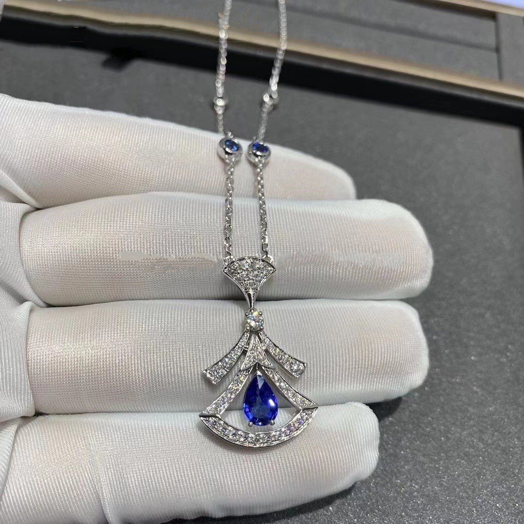 [Vicky]DREAM NECKLACE AGATE DIAMOND SILVER