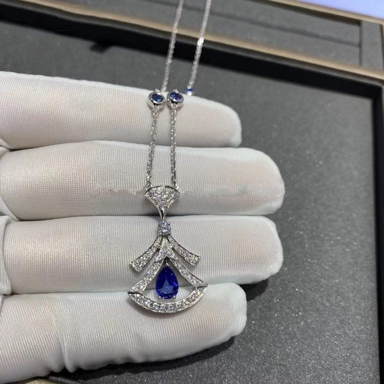 [Vicky]DREAM NECKLACE AGATE DIAMOND SILVER