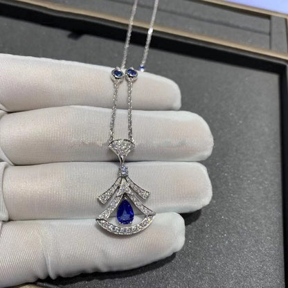 [Vicky]DREAM NECKLACE AGATE DIAMOND SILVER