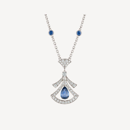[Vicky]DREAM NECKLACE AGATE DIAMOND SILVER