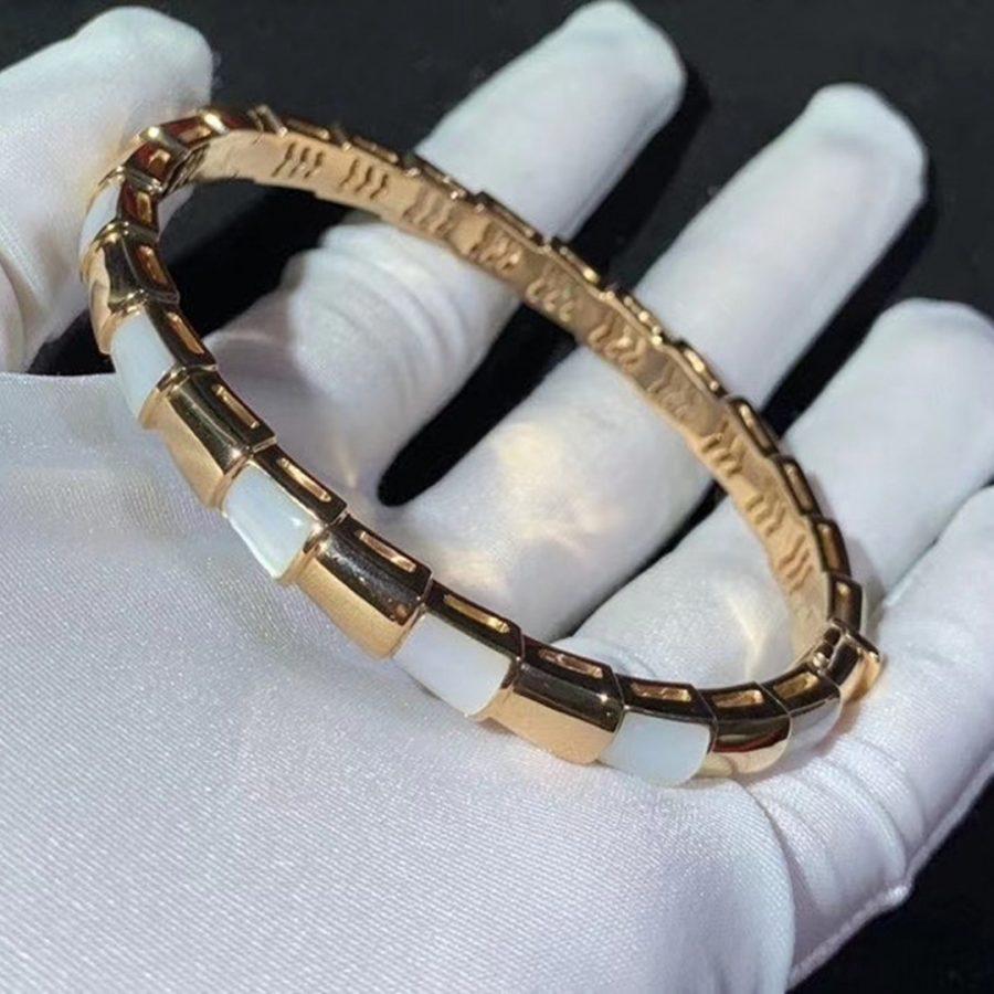[Vicky]SERPENTI BRACELET PINK GOLD MOP