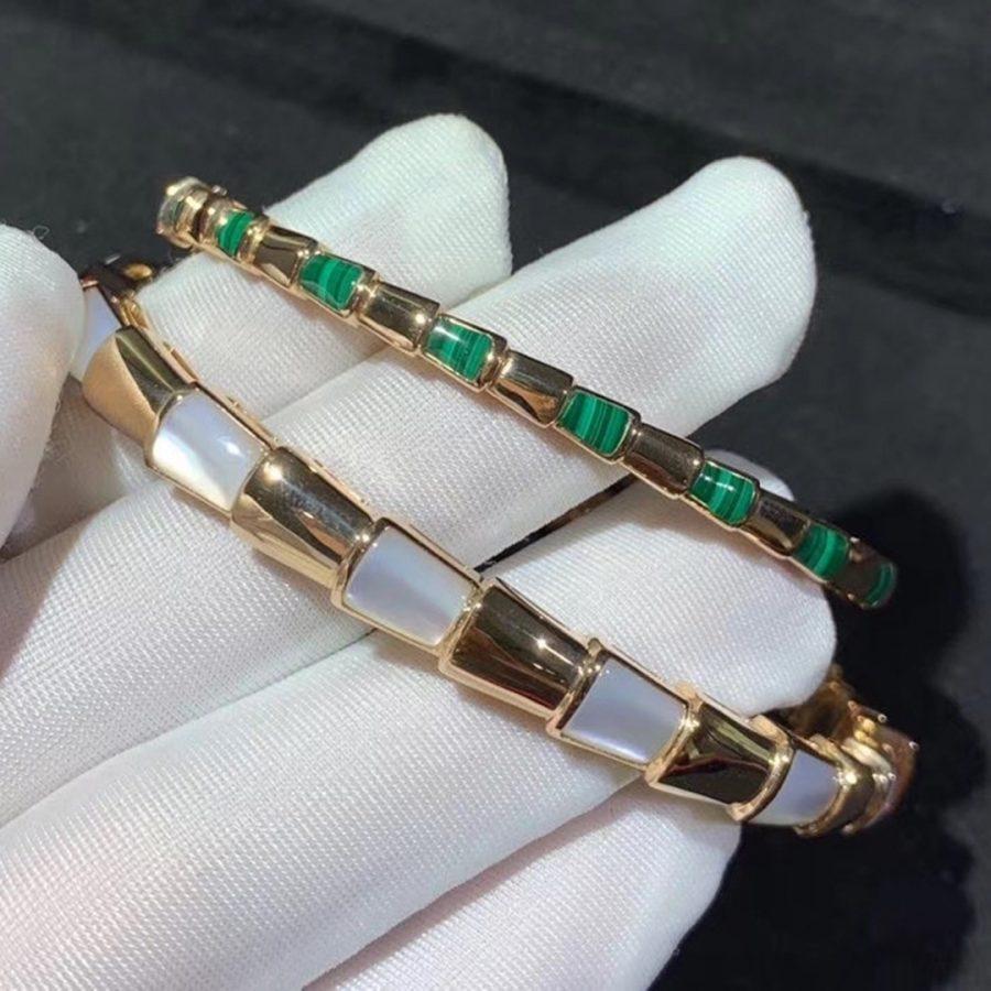 [Vicky]SERPENTI BRACELET PINK GOLD MOP