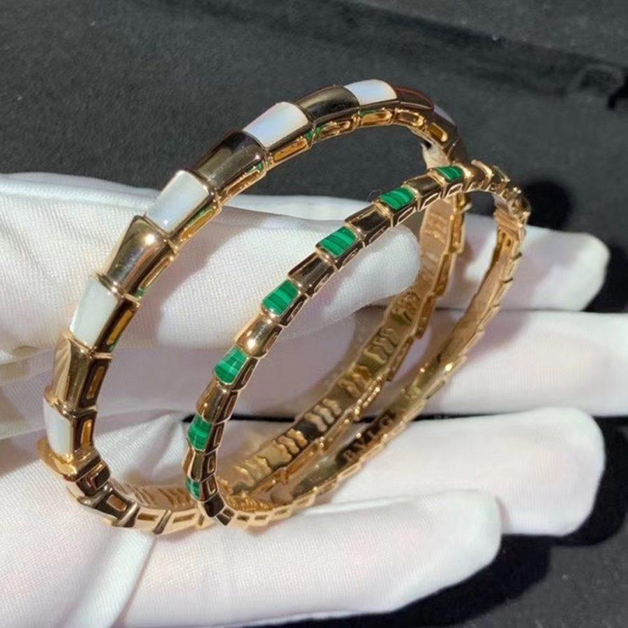[Vicky]SERPENTI BRACELET PINK GOLD MOP