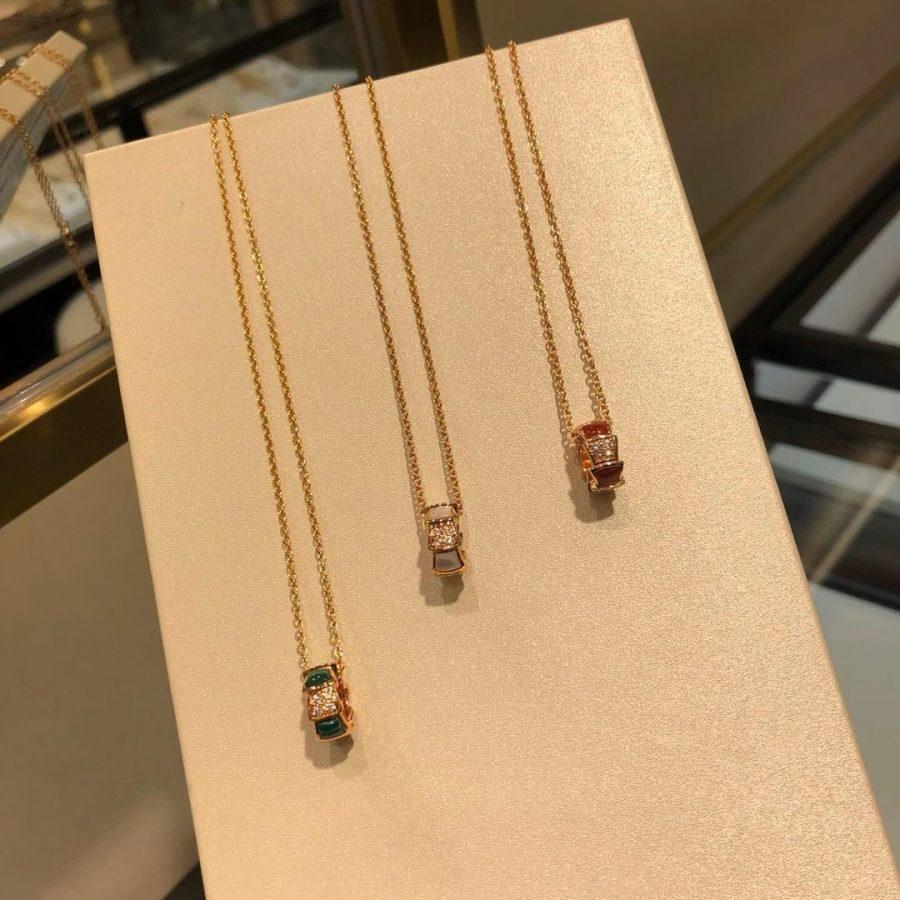 [Vicky]SERPENTI PEDANT DIAMOND NECKLACE