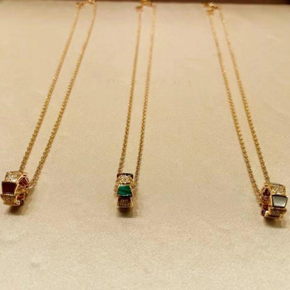 [Vicky]SERPENTI PEDANT DIAMOND NECKLACE