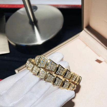 [Vicky]SERPENTI BRACELET 8MM GOLD DIAMOND