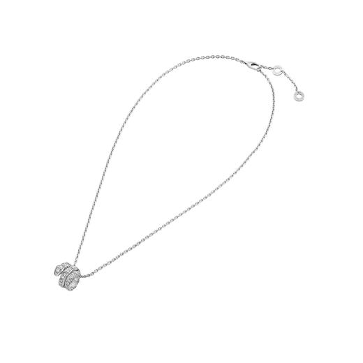 [Vicky]SERPENTI  NECKLACE DOUBLE RING DIAMOND