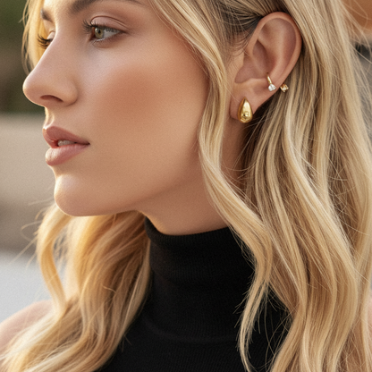 [Royal Vicky]Velvette Gold Earrings