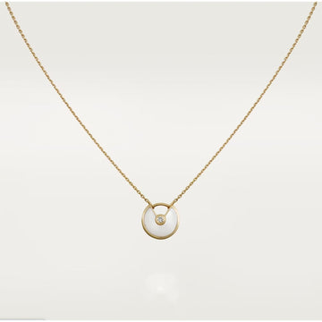 [Royal&Vicky]AMULETTE ROSE GOLD MOP NECKLACE