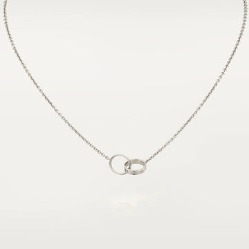 [Royal&Vicky]LOVE NECKLACE PINK GOLD AND SILVER