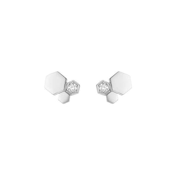 [Royal&Vicky]BEE LOVE SILVER DIAMOND EARRINGS