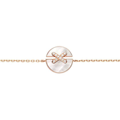 [Vicky]JEUX DE BRACELET MOP ROSA GOLD DIAMANTEN