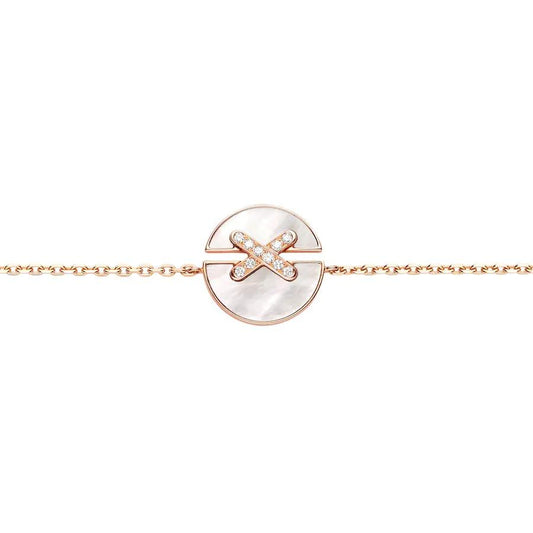 [ヴィッキー]JEUX DE BRACELET MOP ピンクゴールド ダイヤモンド