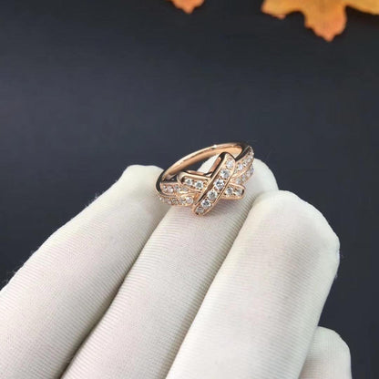 [Vicky]JEUX DE RING ROSA GOLD DIAMANT