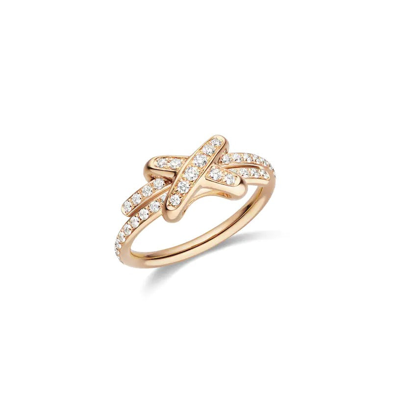 [Royal&Vicky]JEUX DE RING PINK GOLD DIAMOND