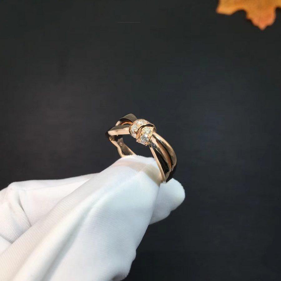 [Royal&Vicky]LIENS RING PINK GOLD DIAMOND