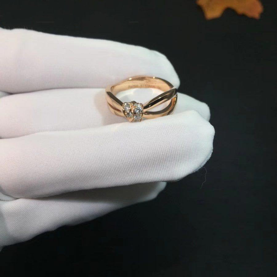 [Royal&Vicky]LIENS RING PINK GOLD DIAMOND