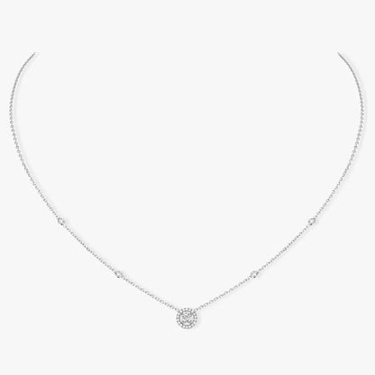 [Vicky]Diamond Necklace 0,20ct Brilliant Shape Joy