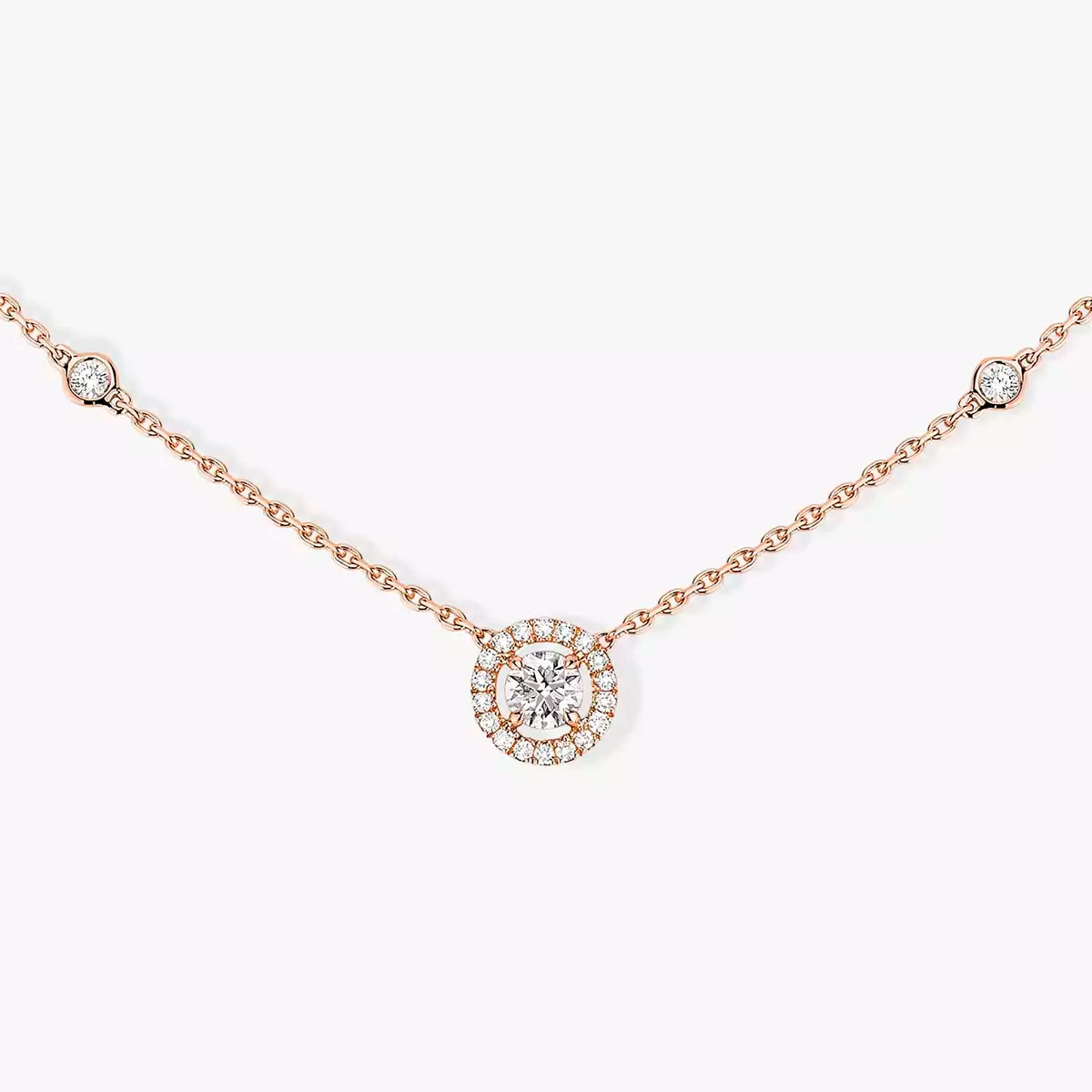 [Vicky]Diamond Necklace 0,20ct Brilliant Shape Joy