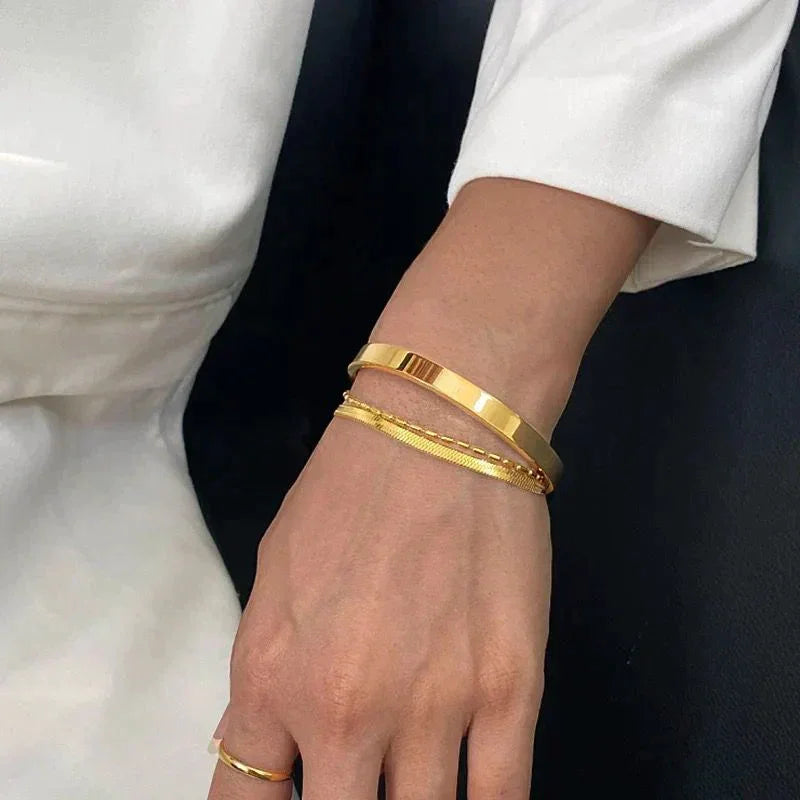 [Royal&Vicky]Evelyn Verstellbares Manschettenarmband