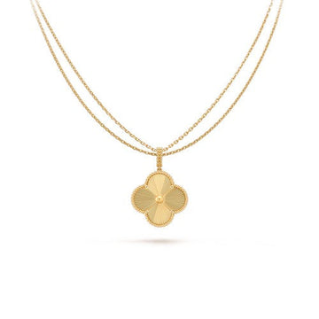 [Royal&Vicky]CLOVER 25MM PEDANT NECKLACE GOLD