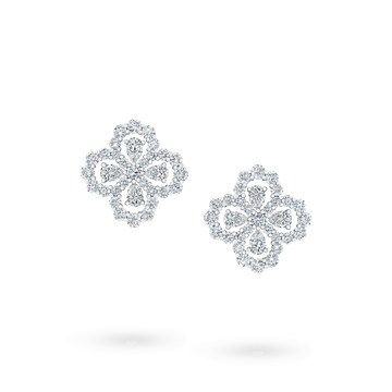 [Royal&Vicky]LOOP EARRINGS FULL MOTIF DIAMOND 16MM