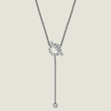 [Royal&Vicky]FINESSE SILVER DIAMOND NECKLACE