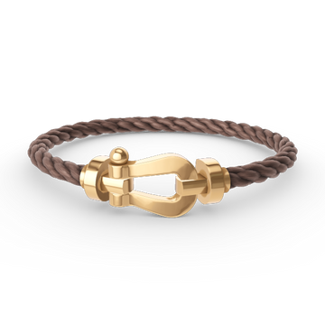 [Royal&Vicky]FORCE LARGE HORSESHOE NO DIAMOND BRACELET GOLD