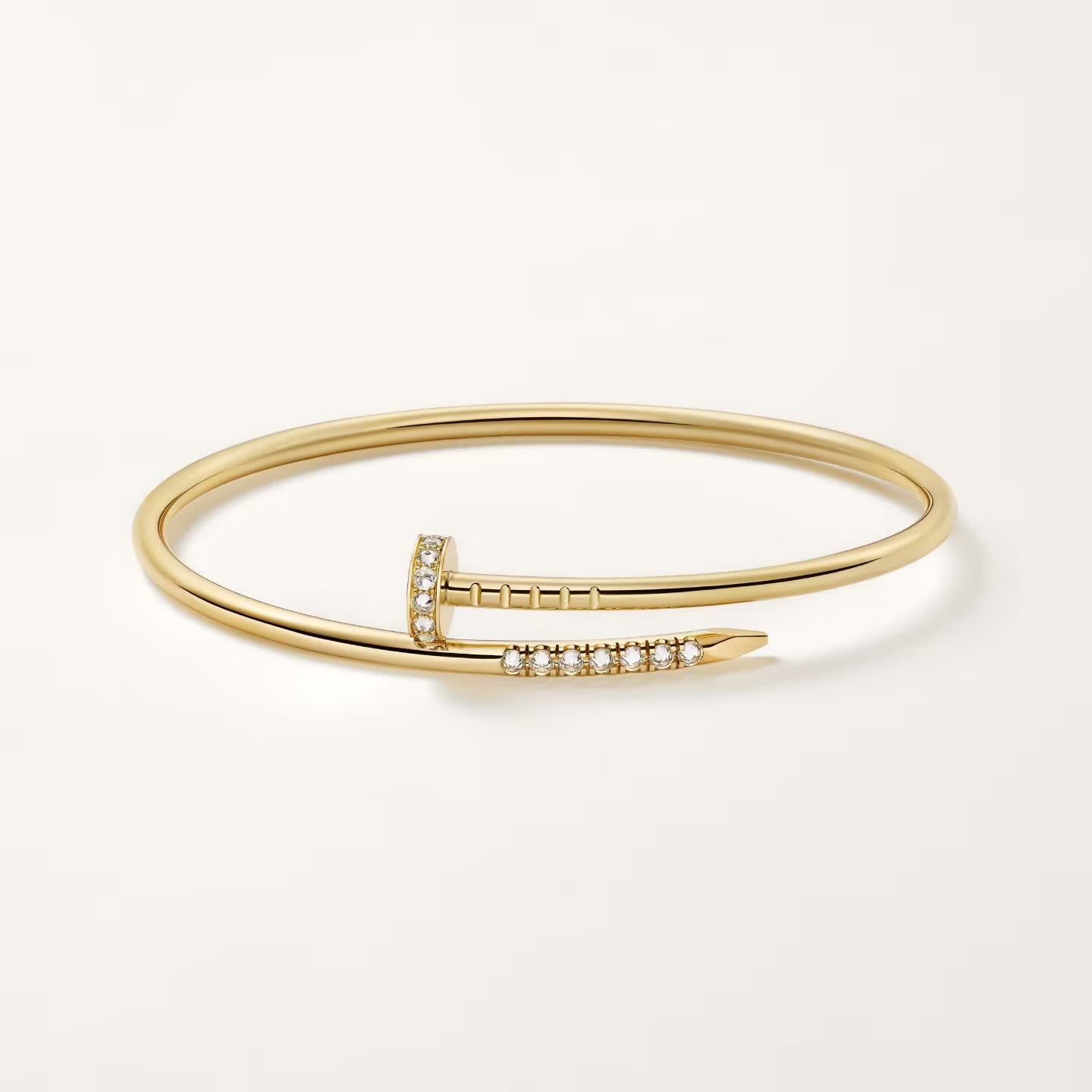 [Vicky Jewelry]JUSTE BRACELET 2.5MM DIAMONDS NEW