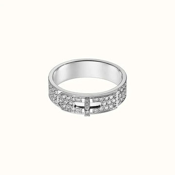 [Royal&Vicky]KELLY SILVER DIAMOND RING