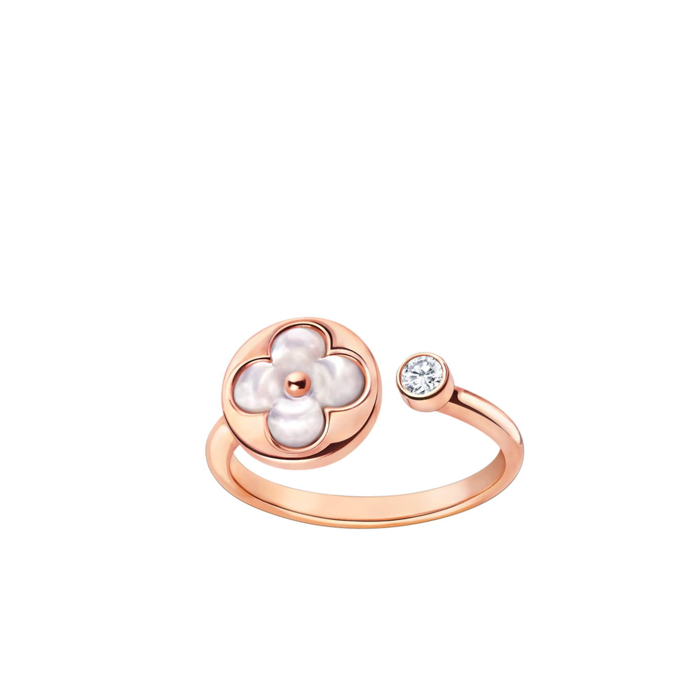 [Vicky]SUN 1 DIAMANT ROSA MOP RING