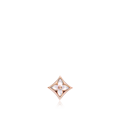 [Vicky]STAR MOP PINK GOLD EARRINGS